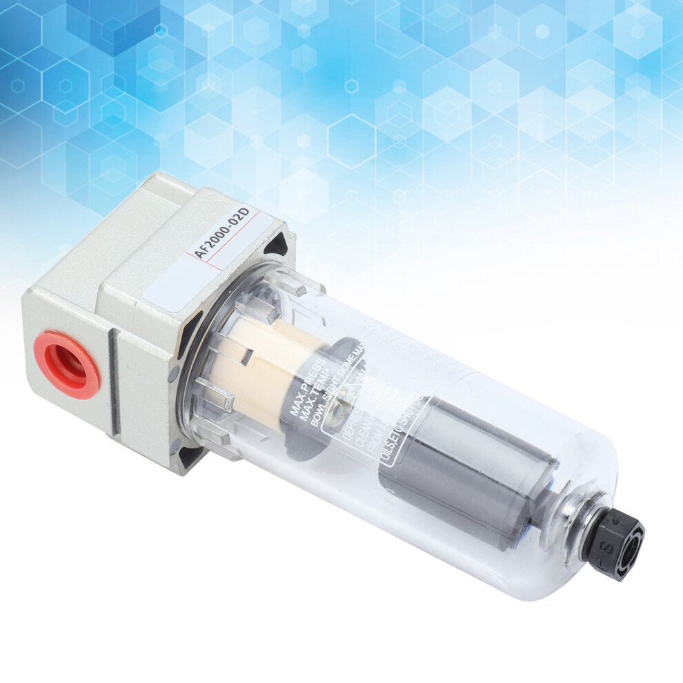 PT1/4 Aluminum Water Moisture Trap Cleaner AF2000-02D for Compressors