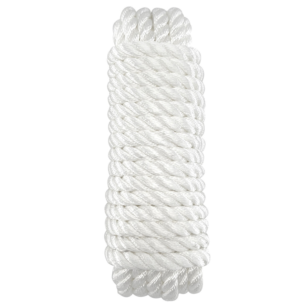Nylon Dock Lines 1/225 White Braided Rope Boat Anchor Line Mooring-image-OPC-PMRQXKN-NEW