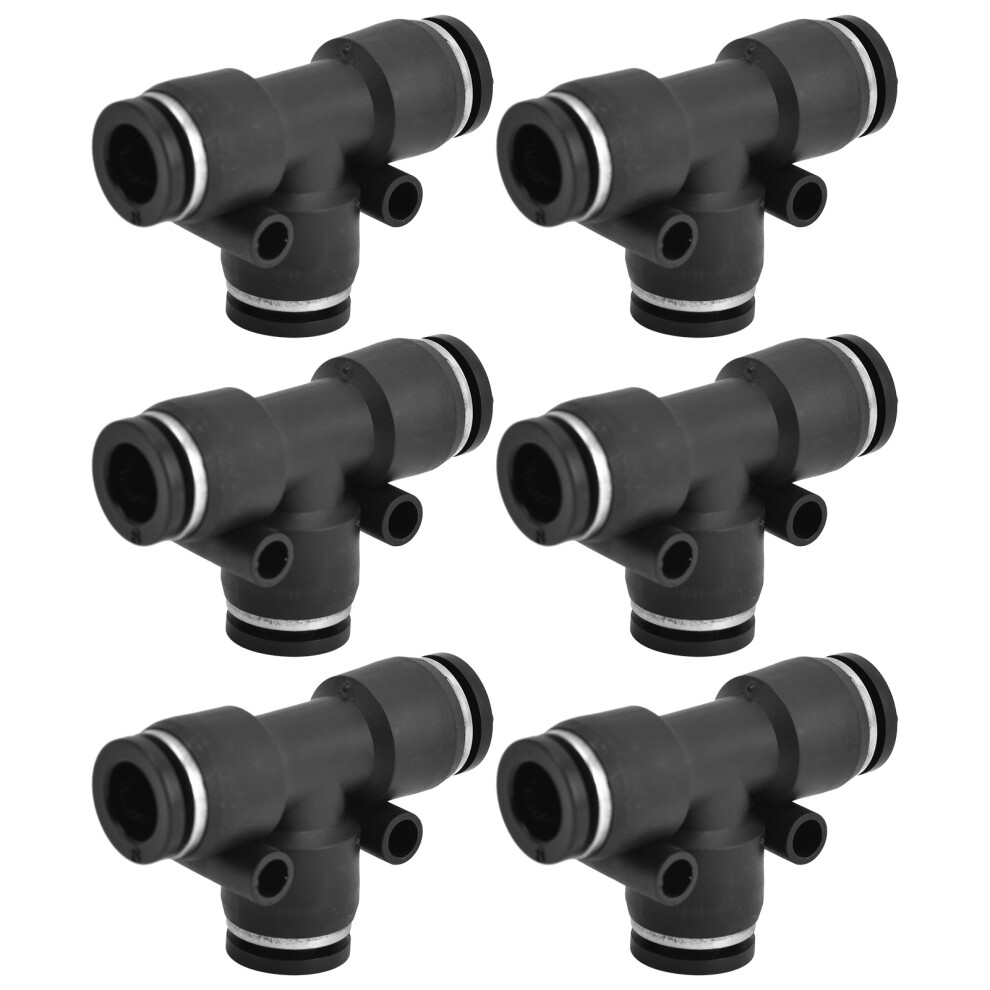 10 Pcs Pvc Pneumatic Tube Fittings 10Mm Gas Connector For Automation 3471358235098