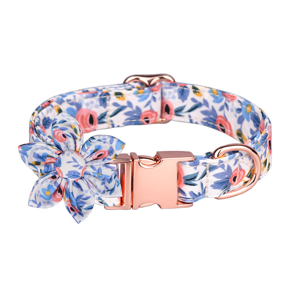 (Flower) 31 to 50cm Pet Collar Adjustable Buckle Elastic Collars Necklace-image-OPC-PMRR75V-NEW