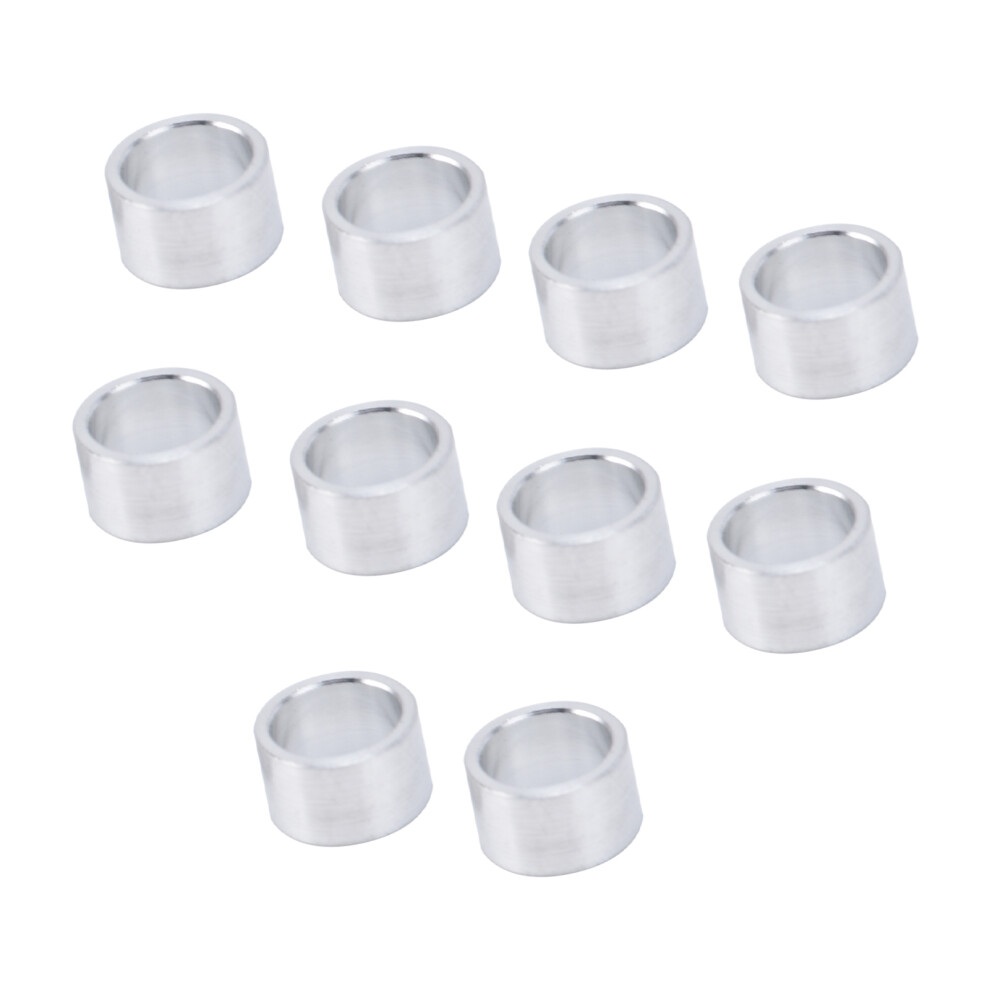 Aluminium Alloy Support Fittings 10 Pack Round Unthreaded Spacers 10Mm Od 6Mm 8411358235341