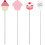 4 Pieces Cake Tester Dessert Baking Tool Cakes Baking Probe Kitchen 1