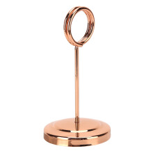 Edelstahl Roségold Tischnummernhalter 10,5 cm Leicht und langlebig