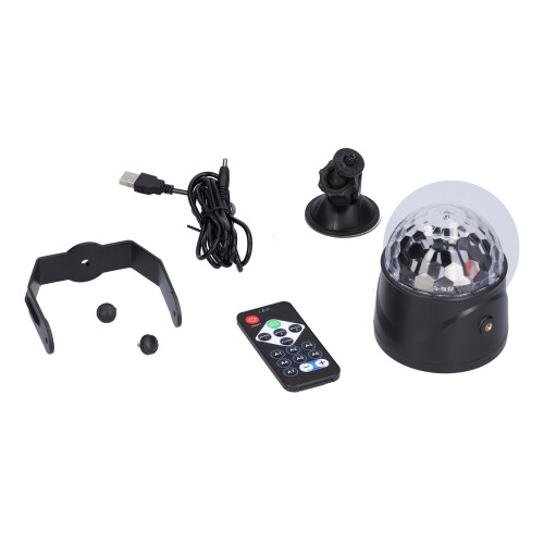 Sound Activated Disco Lights with Remote, 3W, USB Power, Easy Install 1