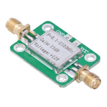 Wideband RF-Verstärker 0,12500 MHz 12V 45mA Geringes Rauschen Hohes Verstärkung SMAK weiblich