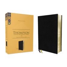 KJV Thompson ChainReference Bible European Bonded Leather Black Red Le