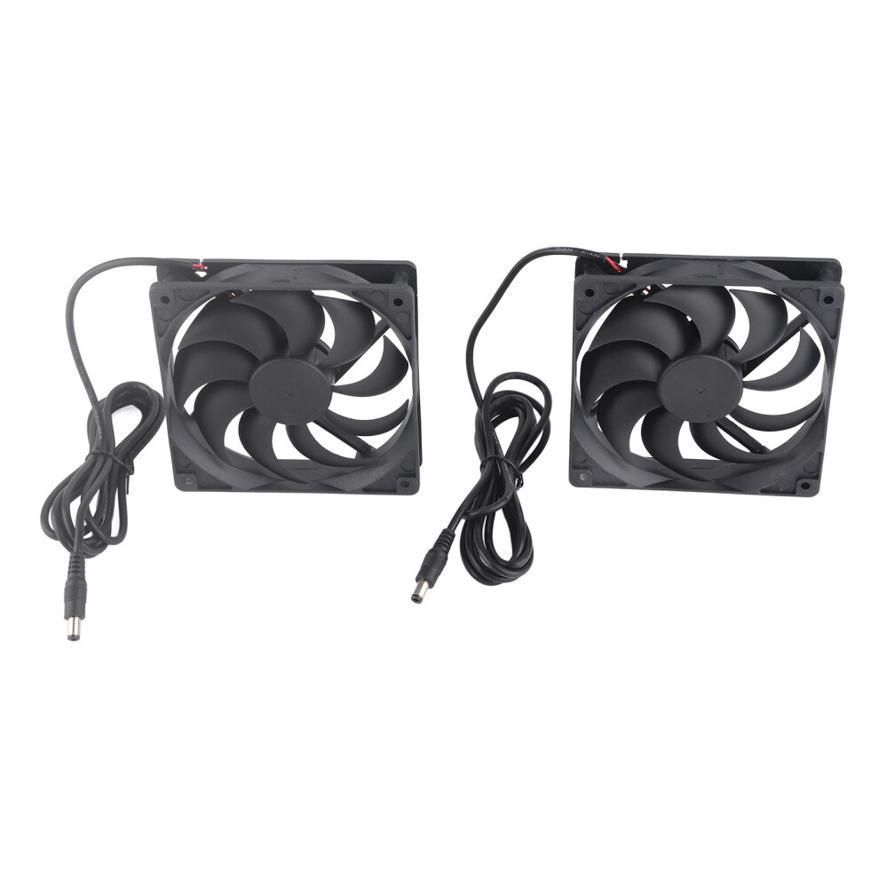 12V Solar Outdoor Ventilation Fan 10W Dual Air Extractor For Greenhouse Use 7891358241503