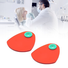 2 Stück Rote Dental-Licht-Schattenboard PP Dentalinstrumentzubehör