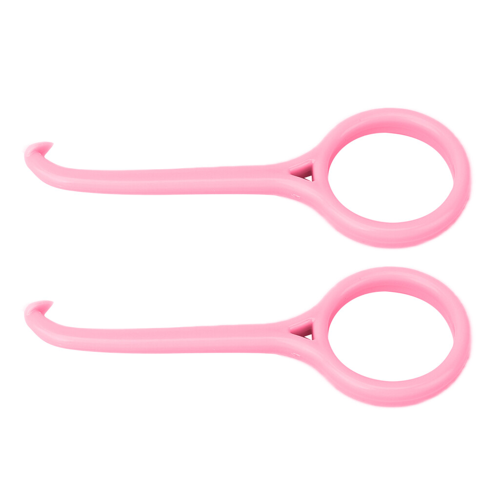 2pcs Pink Professional Dental Aligner Remover Tool for Braces & Retainers