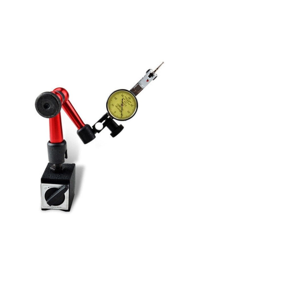 Micrometer Caliper 0-0.8Mm 0.01Mm Precision Lever Dial Indicator Metric Dovetail Rails With Holder 9067246544591