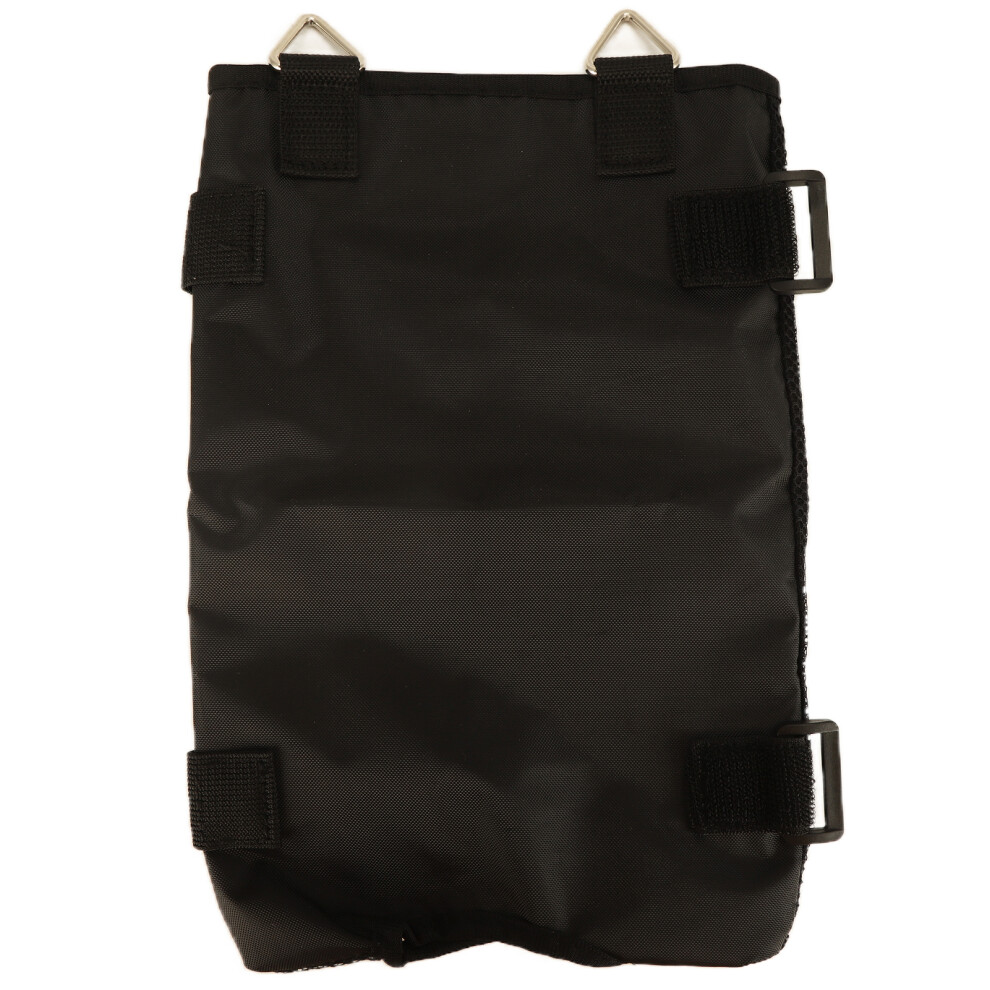 Black Wearable Urine Bag For Men 2000Ml, Cloth Pee Funnel Holder