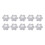 100 Pieces Ice Cream Bowl Single Use Chocolate Dessert Cup Kitchen 1