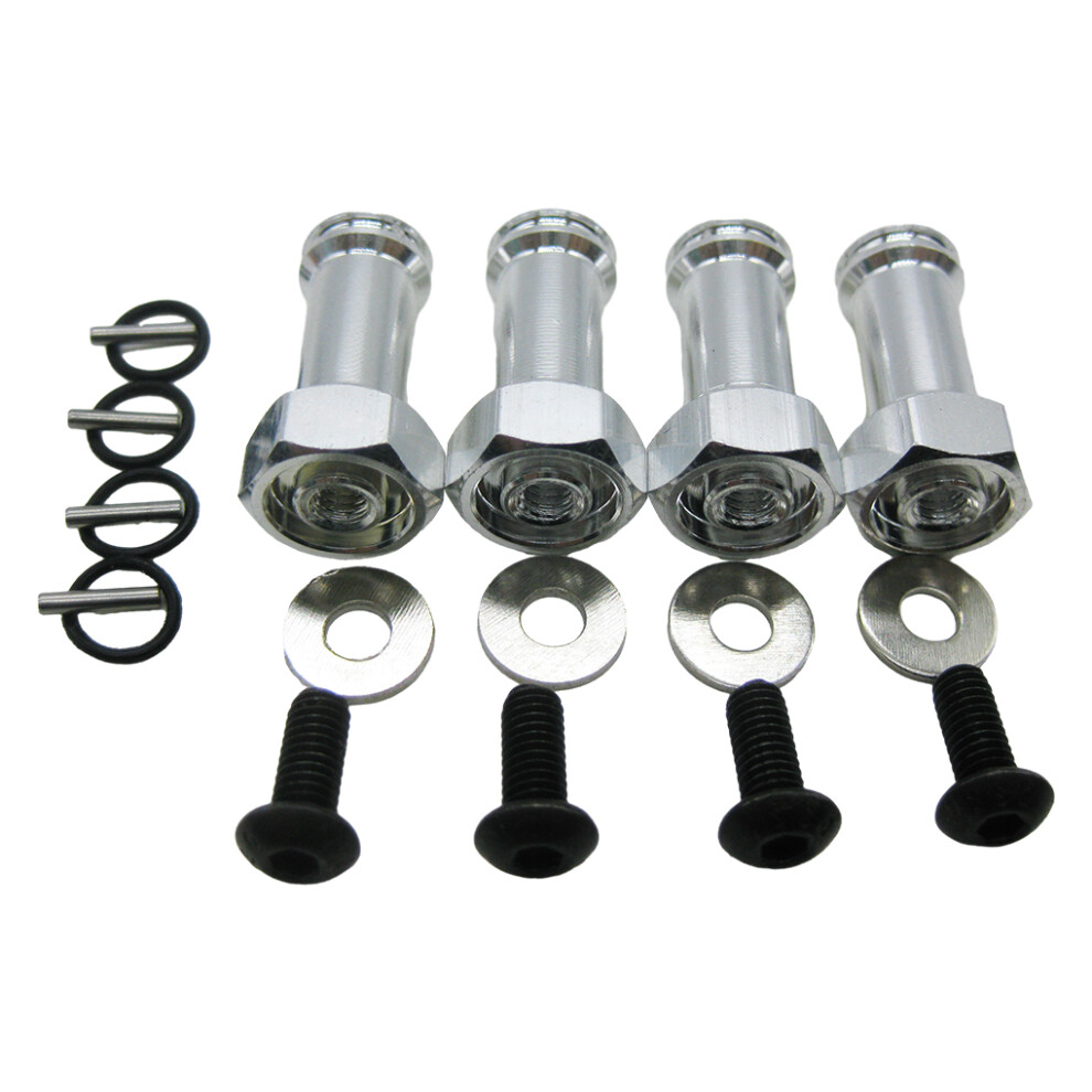 (Silver) RCGOFOLLOW Strong Wheel Hex Mount For 1/14 LC 4WD Desert Truck-image-OPC-PMRRSNH-NEW