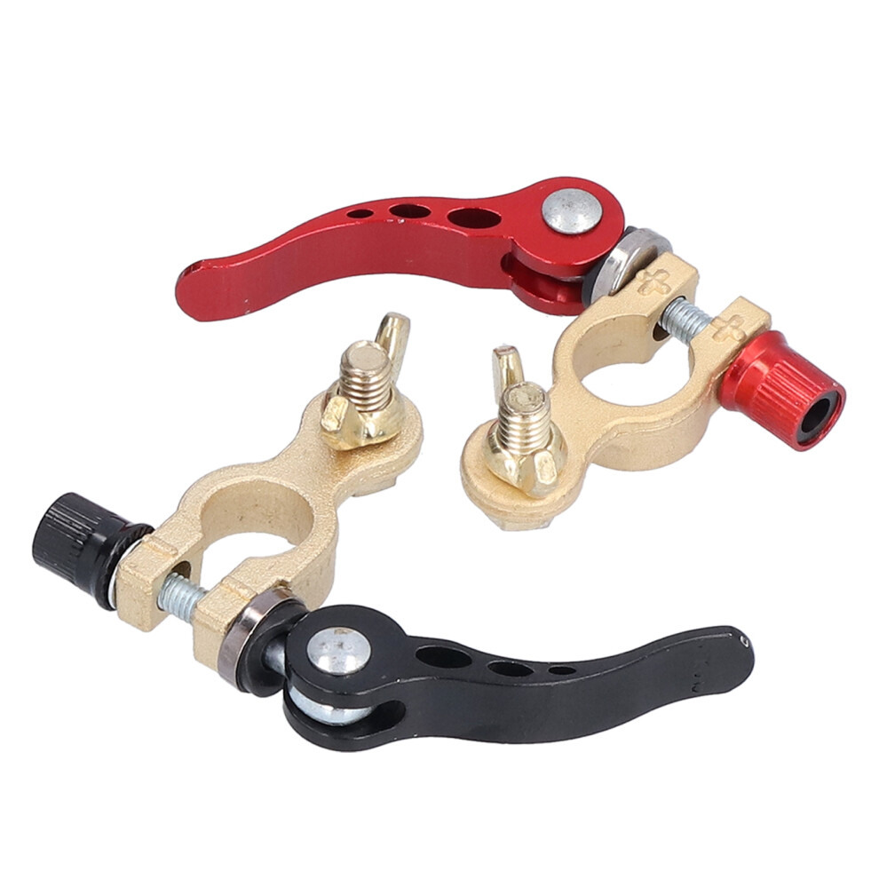 Quick Release Battery Terminal Clamp Set For Positive And Negative Cables 5041358247773