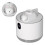 500ml USB Car Humidifier with Night Light, White, 5V 4