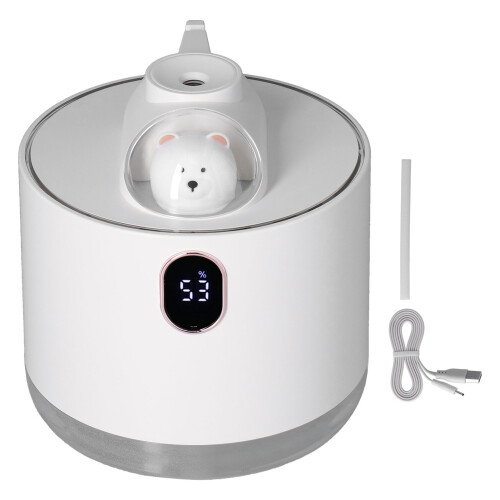 Spacecraft Umidificatore per auto da 500 ml bianco USB 1