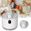 500ml USB Car Humidifier with Night Light, White, 5V 15