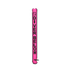 (Fluorescent Pink) Marker Buoy Scuba Diving with Rotatable Hook SMB Floating Accessories