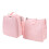 2 Stück isolierte Lunchtaschen aus PU-PVC, 1