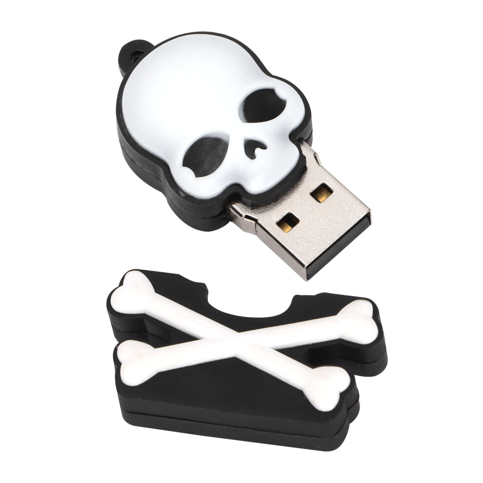 Small 32Gb Skull U Disk Flash Drive Portable Storage Ideal Halloween Gift 8781358250201