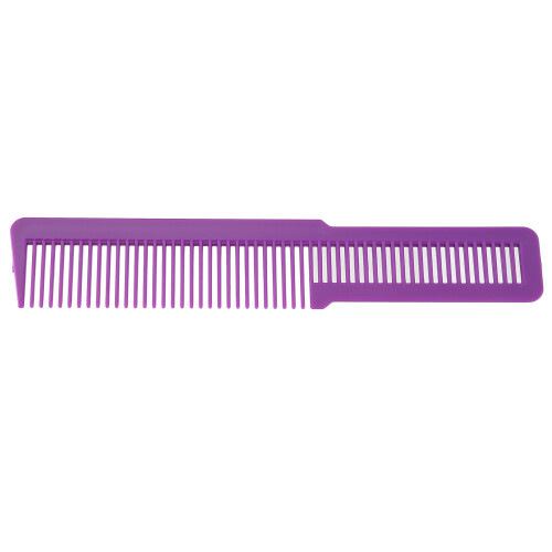 Pettine da tasca professionale viola, lungo 20,4 cm