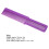 Pettine da tasca professionale viola, lungo 20,4 cm 8