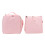 2 Stück isolierte Lunchtaschen aus PU-PVC, 2