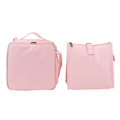 2 Stück isolierte Lunchtaschen aus PU-PVC, 1
