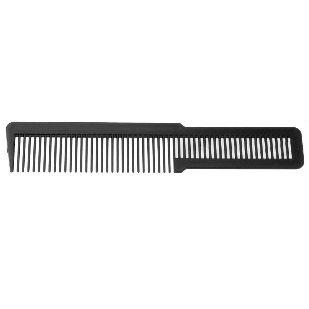 Black Professional Pocket Barber Comb With Fine & Wide Teeth For All Hair
