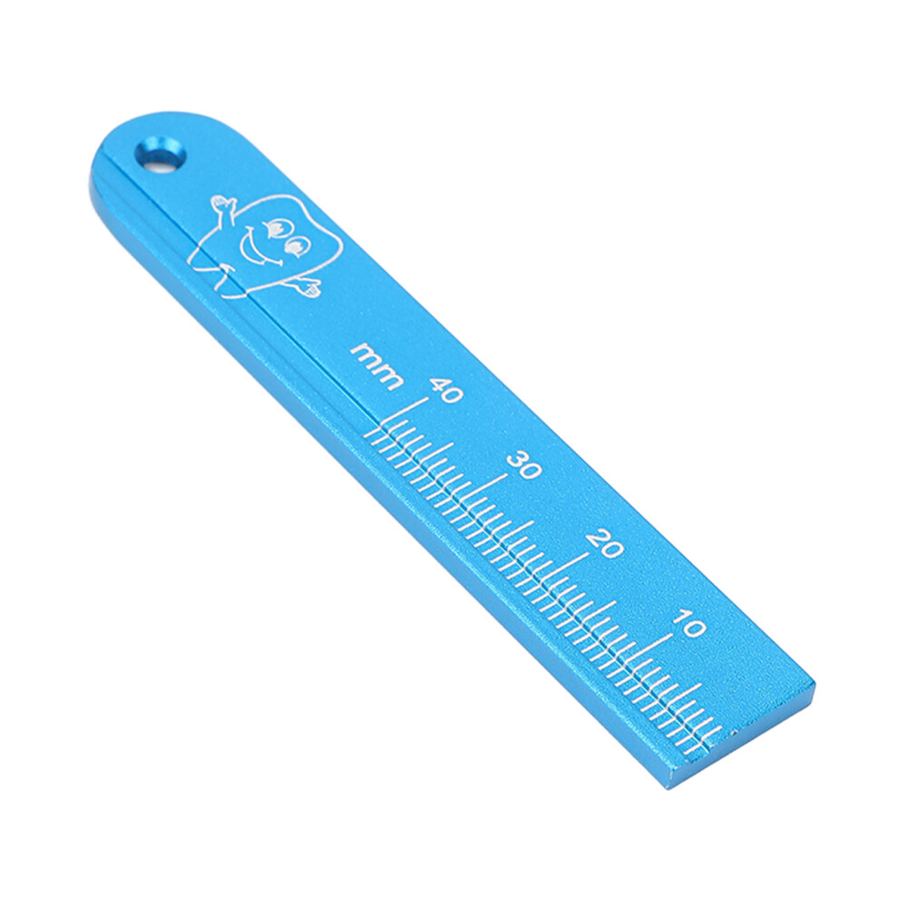 Dental Endo Ruler Aluminium Alloy Oral Gauge Endodontic Span Measurement Tool