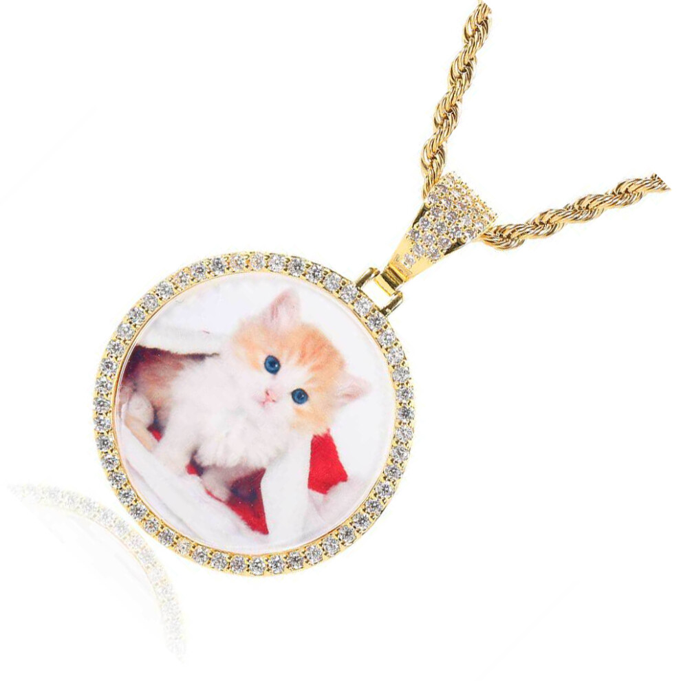 (Gold) Medallions Necklace Delicate Necklaces Simple Style Pendant Chains-image-OPC-PMRSFK8-NEW