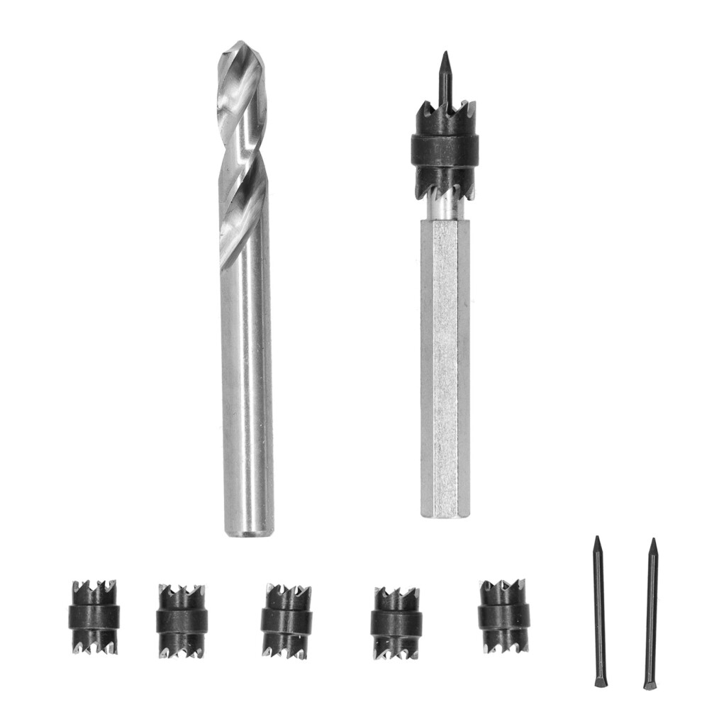 9Pcs Spot Weld Cutter Set 3/8In High Speed Steel Drilling Kit 6951358256509