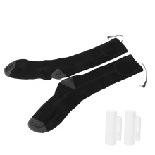 Calzini riscaldanti elettrici Grigio Nero 2200mAh 20cm 34cm