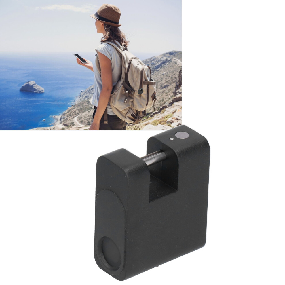 Fingerprint Padlock For Suitcases & Cabinets, 3.7V Rechargeable, Zinc Alloy 4021358257263