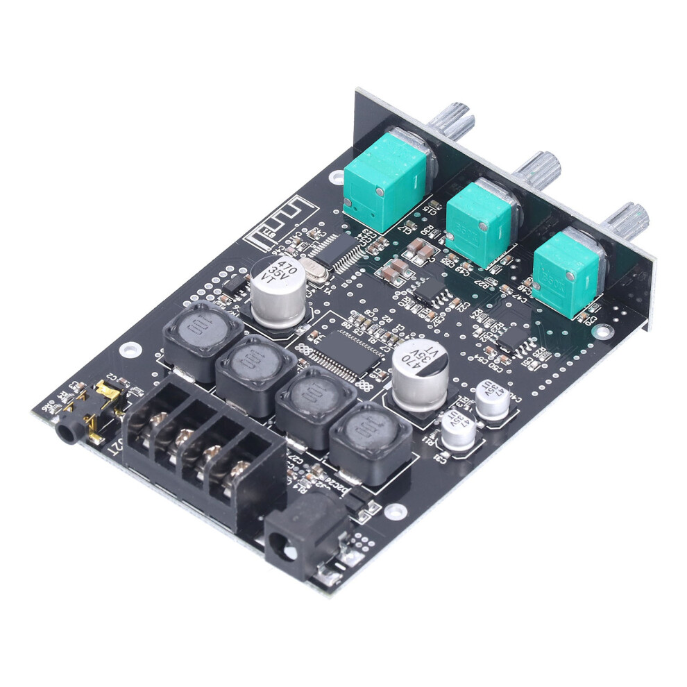 50W+50W Stereo Amplifier Board With Bluetooth, Aux, Bass Treble Control 3701358258286