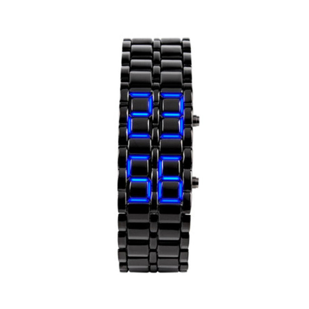 (Blue light) Men Watch Lava LED Bracelet Retro Style Hand Wrist Wristwatch Chain-image-OPC-PMRSV8N-NEW