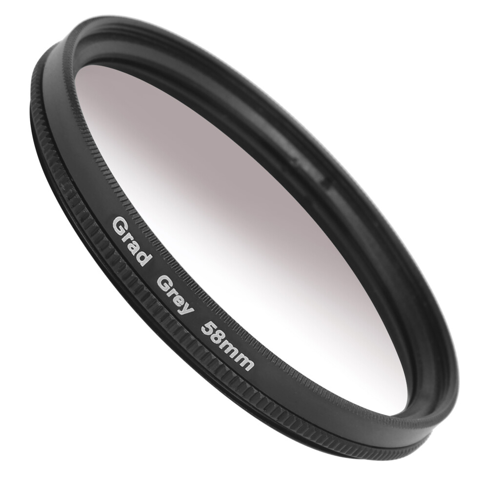 58Mm Gradient Filter Multilayer Coating Waterproof Lens Filter For Camera Grey 7641358260901