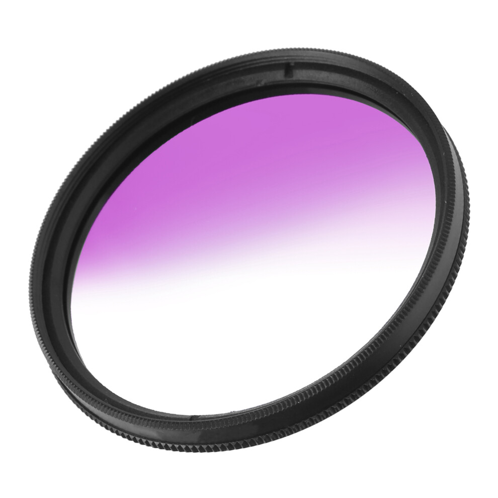 58Mm Gradient Filter For Camera Lens, Multilayer Coating Purple 7891358260856