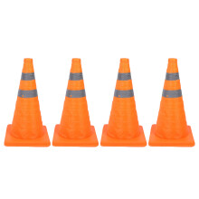 4Pcs Verkehrskegel 45cm 360 Reflektierende