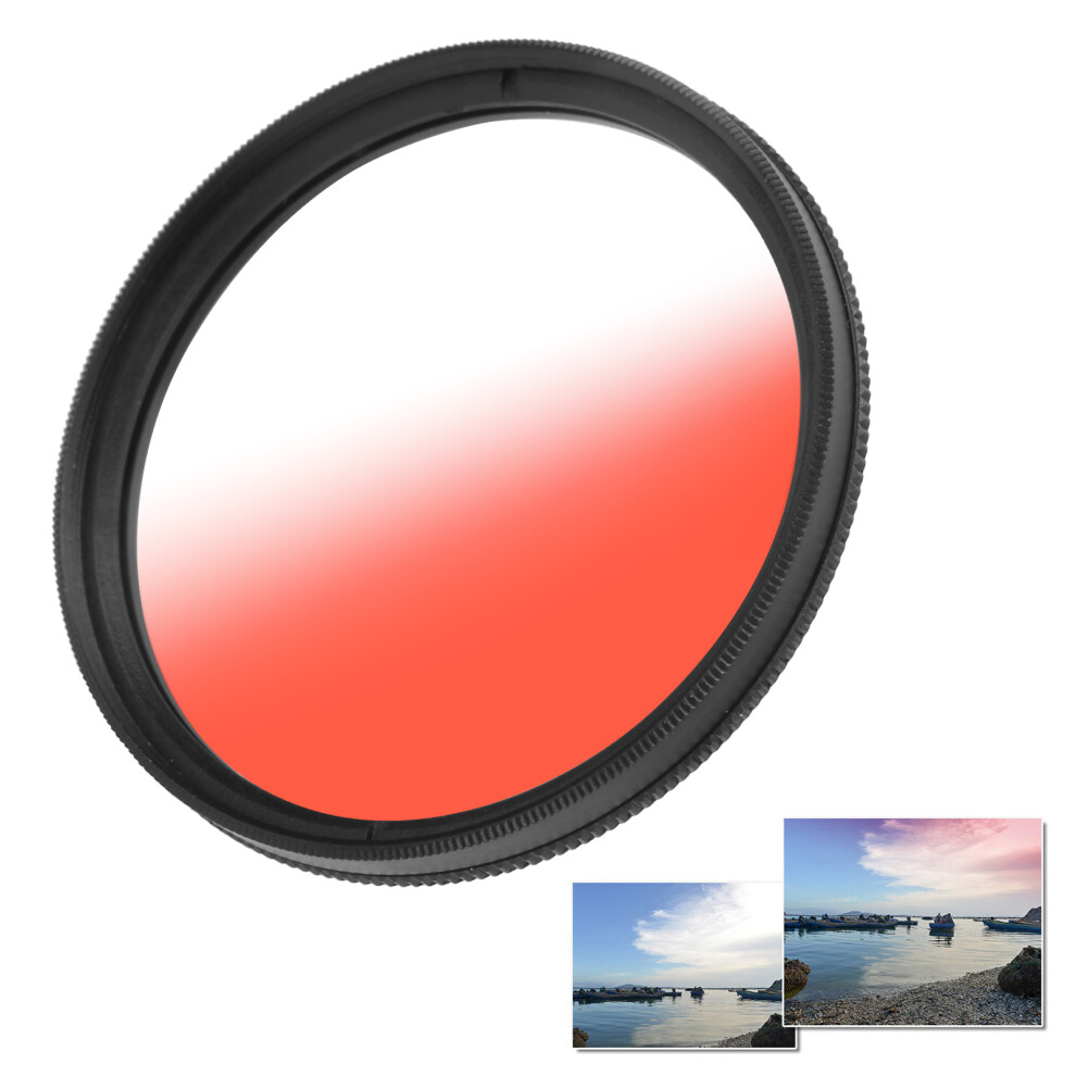 58Mm Gradient Filter With Multilayer Coating For Dslr Cameras Red 5081358260877