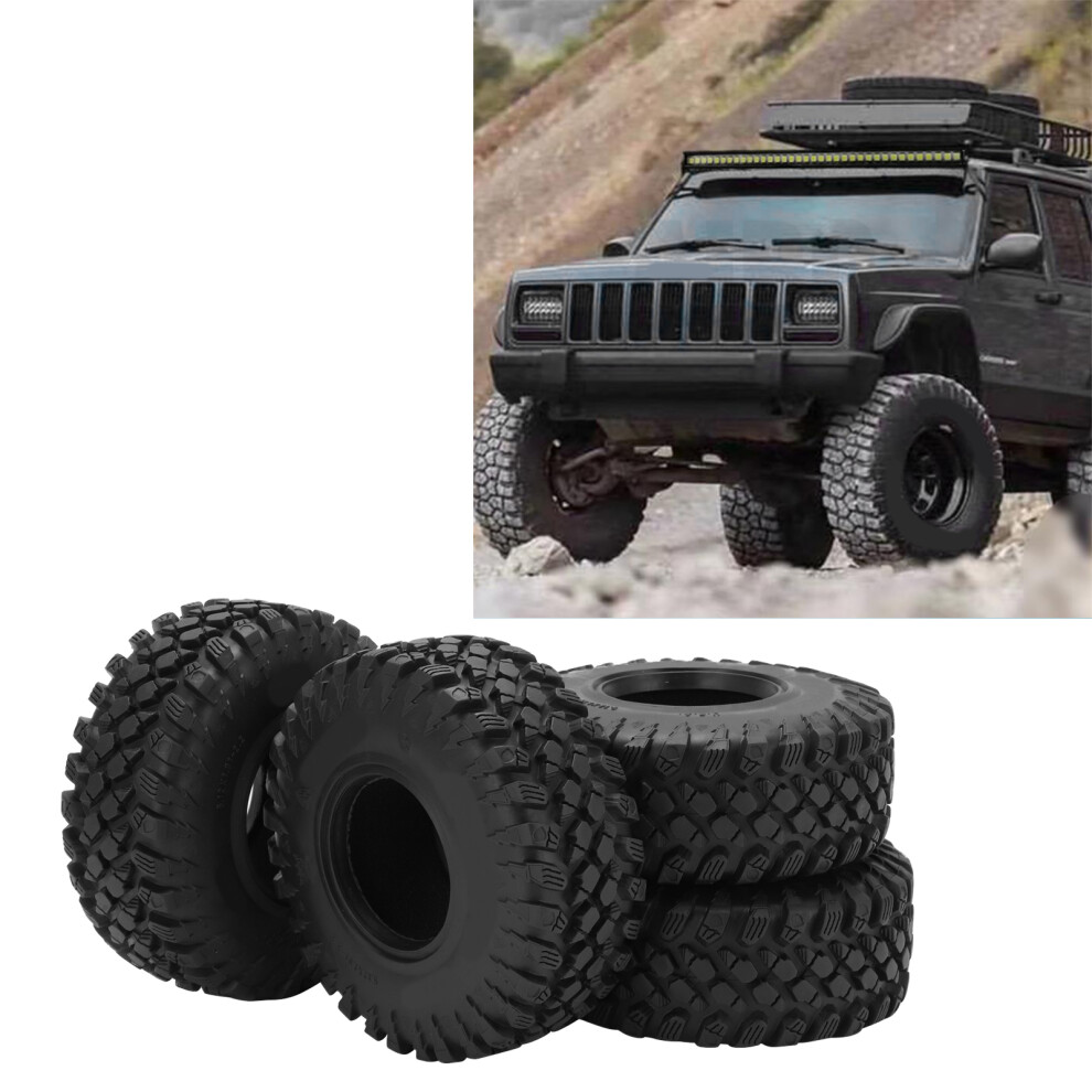 4Pcs Rubber Tires For Scx10/Scx10iii Rc Cars, 130Mm Diameter 9451358262120