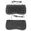 High-Quality 87-Key USB Keyboard KB-301B Durable Plastic Ergonomic Computer KB 4