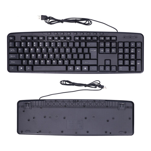 Wired USB Keyboard & Mouse Combo for Office, Model KB-8377 2