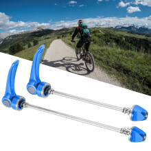 Aluminium Bicycle Skewer 100mm Rear 135mm Quick Release Blue