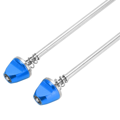 Aluminium Bicycle Skewer 100mm Rear 135mm Quick Release Blue 2
