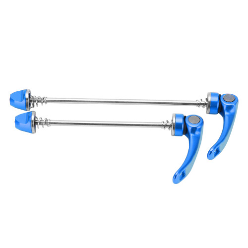 Aluminium Bicycle Skewer 100mm Rear 135mm Quick Release Blue 1