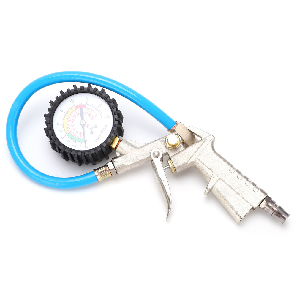 High-Pressure 0-220Psi Tire Inflator With Deflating Button Feature 8761358264453