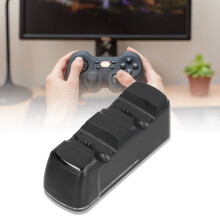 Station de recharge double pour manettes PS4 5V 2x400 mA Noir