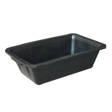 Rubber Feed Pan 10 Quart Rectangle Basin For Livestock Farm Animals Feeding Bowl Horse Feed Bucket Multipurpose