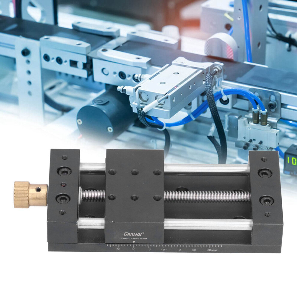 Precision Aluminium Alloy Linear Stage Actuator Manual Sliding Table With Base 4691358265218